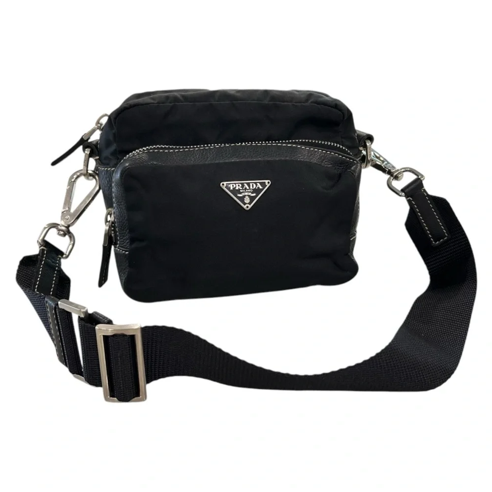 Prada Tessuto Nylon Mini Shoulder Bag - Picture 2 of 10